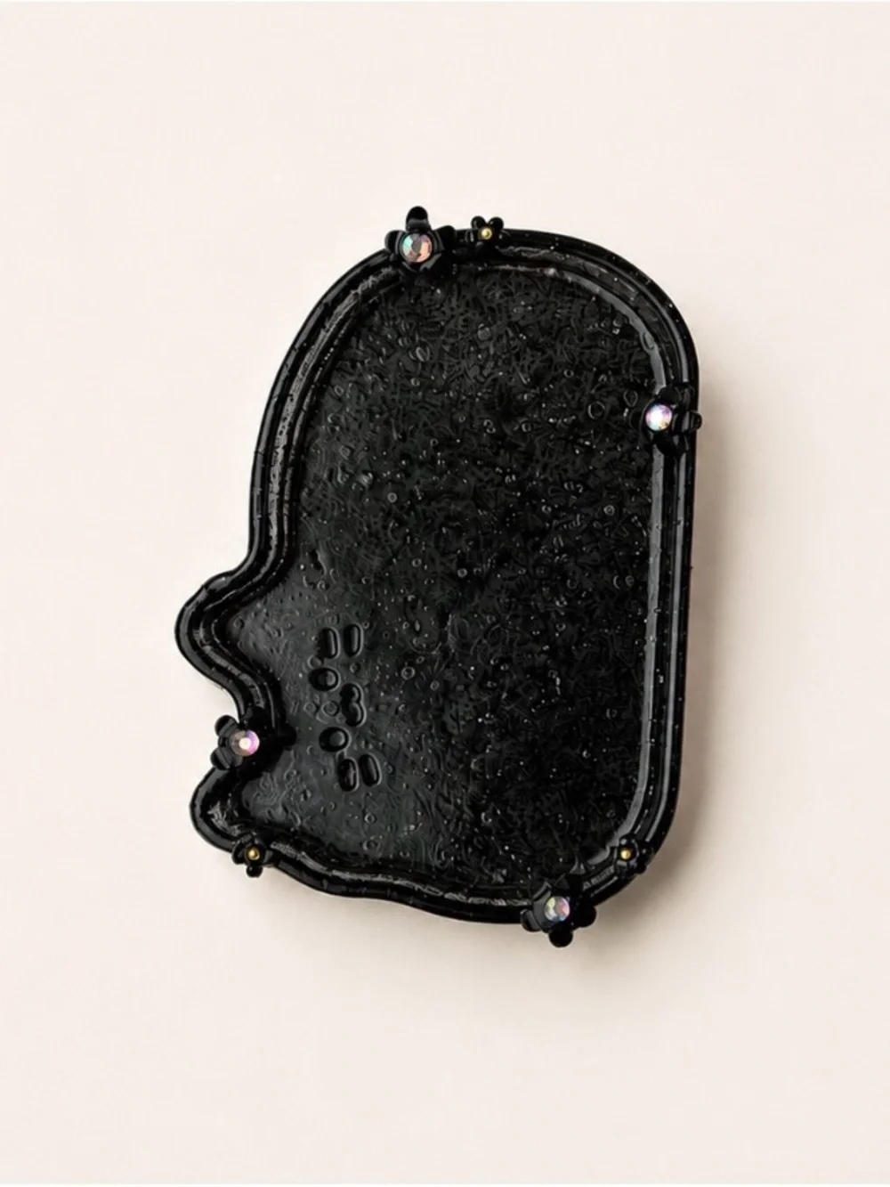 Glitter trinket trays-cat themed, set of 3